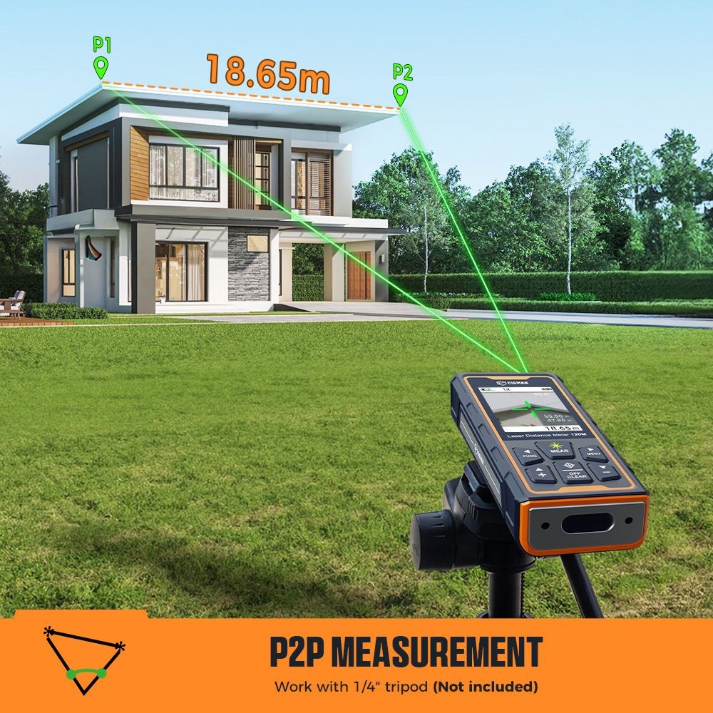 CIGMAN CD-120G Laser Measurement Tool with 4X Camera